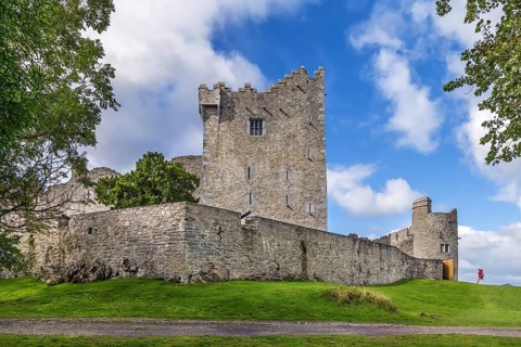 Ross Castle is a 15th-century tower house in County Kerry, Ireland, Europe