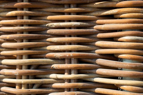The texture of straw, weaving from straws background