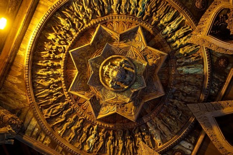Sculpture of Sanctuary Oob Truth (Thailand Pattaya). Shooting Location: Thailand, Pattaya
