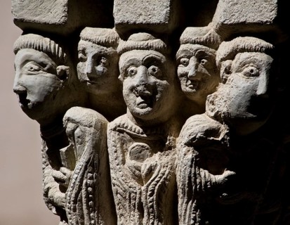 Cloister Figure capital, St., Saint, Saint