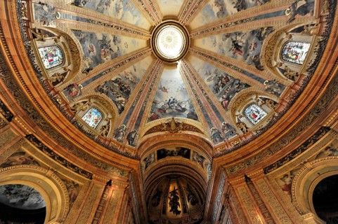 Dome, Real Basilica de Francisco el Grande, Basilica, Church, Madrid, Spain, Europe