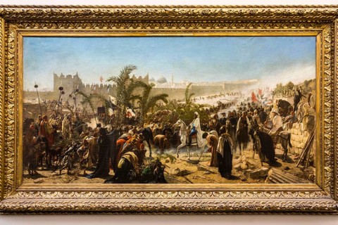 La llegada del príncipe heredero de Prusia en Jerusalem 4 de noviembre de 1869, Alte