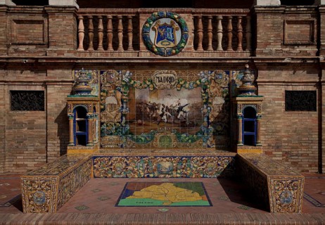 Buildings of the 1929 Ibero-American Exhibition Arched Gallery Plinth Zone MADRID theme area