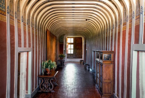 Chenonceaux, Chateau-de-Chenonceau, corridor on the 2nd floor