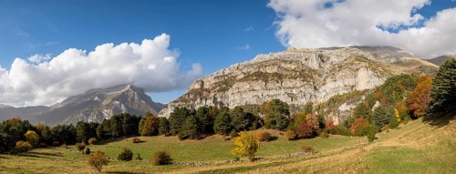 Boca de lo Infierno and Faxa de los Valencianos, Hecho valley, western valleys, Pyrenean mountain