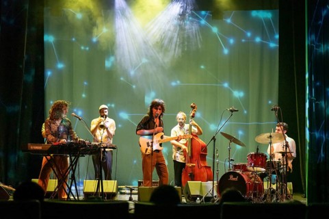 Xarim Aresté sextet, Santanyí Principal Theatre, Mallorca, Balearic Islands, Spain, Europe
