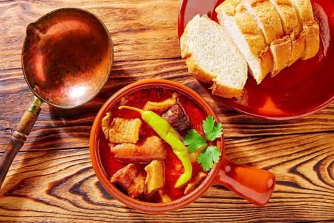 Tapas Callos madrilena typical from Madrid Spain