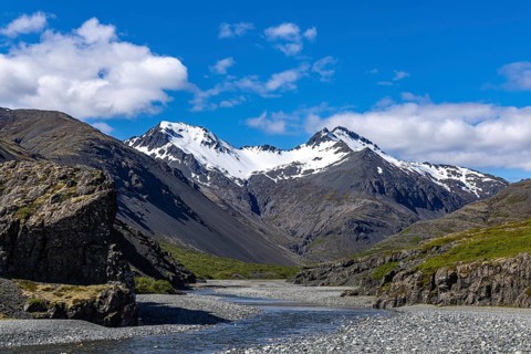 On the ring road, south coast, Iceland, Europe