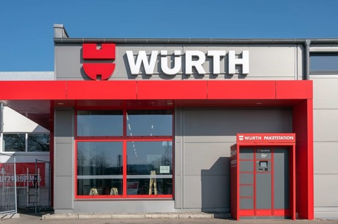 Würth Schrauben Dependance, branch office, Kempten, Allgäu, Swabia, Bavaria, Germany, Europe