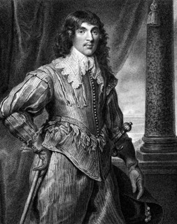 William Hamilton, 2nd Duke of Hamilton (1616-1651) on engraving from 1827. Scottish nobleman.