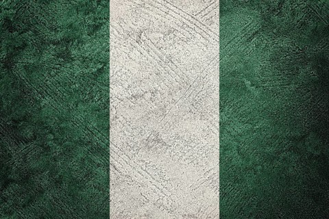 Grunge Nigeria flag. Nigeria