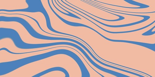 Royal Blue and Peach, trendy blue and red colors background