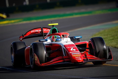 MELBOURNE, AUSTRALIA, MARCH 22: Andrea Kimi Antonelli of Italy and Prema Racing during qualifying