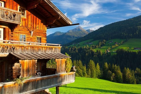 The alpine village of Alpbach and the Alpbachtal (Alpbach valley), Austria, Europe