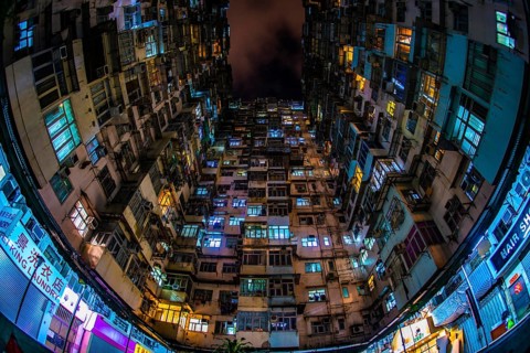 Hong Kong apartment high-rise apartment (Quarry Bay). Shooting Location: Hong Kong Special