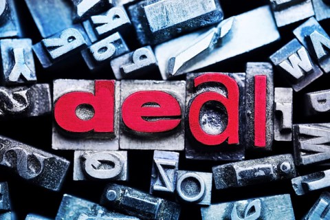Lead type form the Deal lettering