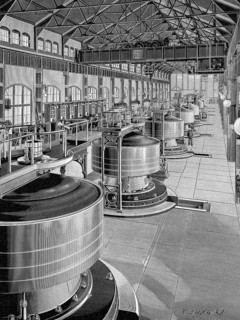 Turbine Hall, hydroelectric Power Station, powerhouse of Niagara Falls, Ontario, Canada, Historical