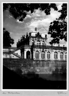 Zwinger, Dresden in front of the destruction, photo cycle STADT AM STROM, DRITTE FOLGE, by