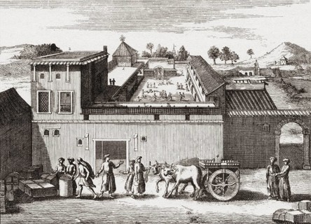 Trading post established by British East India Company at Surat, Gujarat, India, Asia