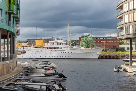 A picture of the Norwegian Royal Yacht, K/S Norge