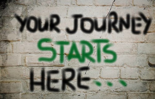 Your Journey Starts Here Concept