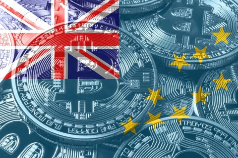 Tuvalu bitcoin flag, national flag cryptocurrency concept black background