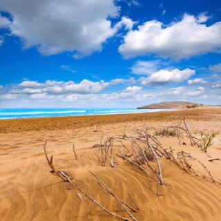 Calblanque beach Park near La Manga Mar Menor in Murcia Spain