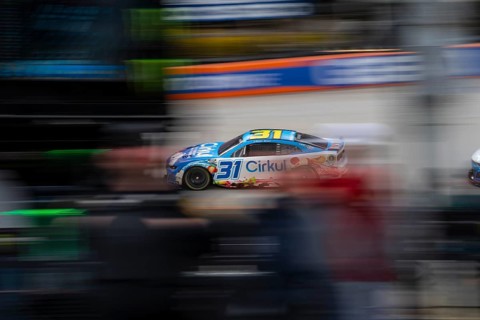 Mar 17, 2024-Bristol, TN, Daniel Hemric race for position for the Food City 500 in Bristol, TN,