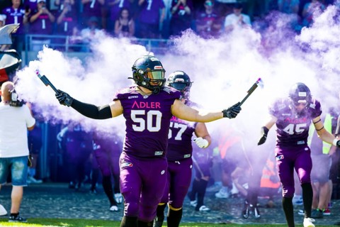 ELF/ PlayOff Game : Berlin Thunder at Frankfurt Galaxy on 09. Sept. 2023, in the PSD Bank Arena,