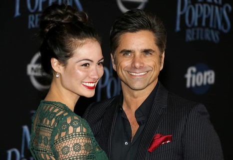 Caitlin Mchugh and John Stamos at the World premiere of Disney's 'Mary Poppins Returns' held at the
