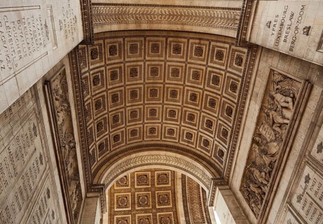 Arc de Triomphe in Paris Arch of Triumph at France