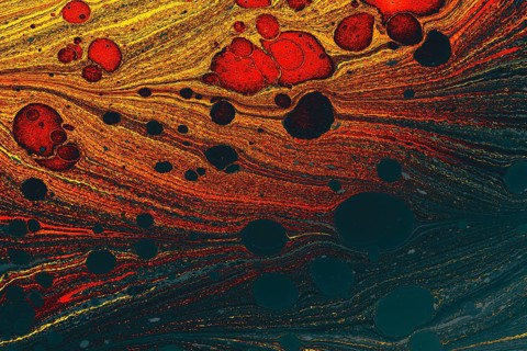 Abstract creative marble pattern texture. Traditional art of Ebru marbling