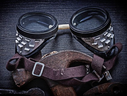 Copyspace image vintage construction tools