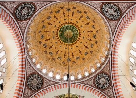 Dome of the Suleymaniye Mosque, Istanbul, Turkey Istanbul, Turkey, Asia