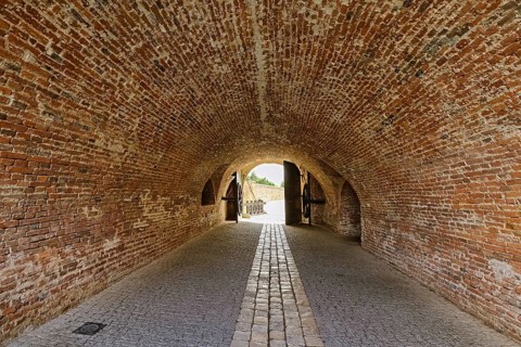 Passageway in the Alba Carolina Citadel, Alba Iulia Alba Iulia, Romania, Europe