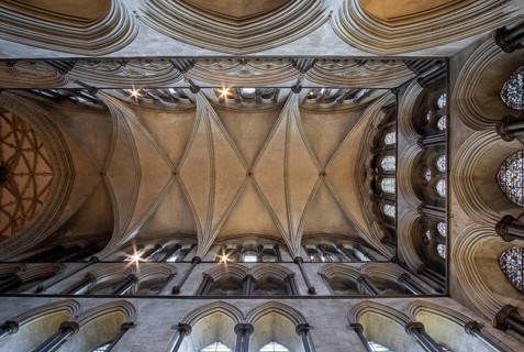 Salisbury, Cathedral, vault in the north transept