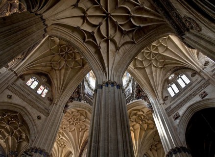 Oblique view into the vaults below the dome, St., Sankt, Saint