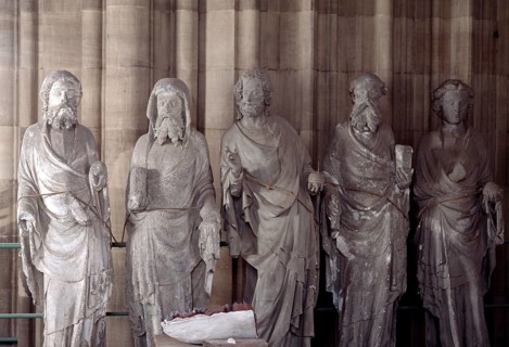 Model chamber in the north tower, plaster models, St., Sankt, Saint