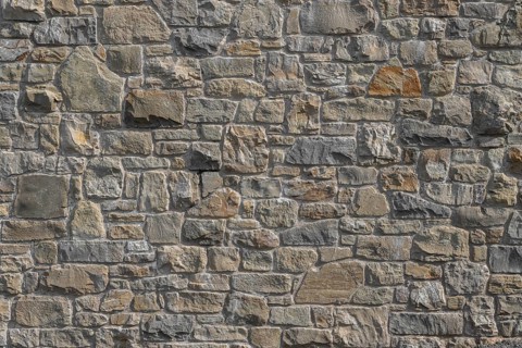 Pattern colorful of modern style design decorative. Real stone wall surface with cement. It can be