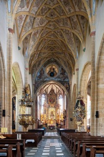 Maria Saal, Provost and Pilgrimage Church of the Assumption of the Virgin Mary, view to the east