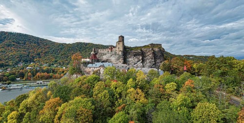 Gothic Castle Strekov, Usti Nad Labem, Czech Republic, Europe