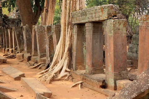 Koh Ker Khmer sanctuary and former capital of the Khmer empire