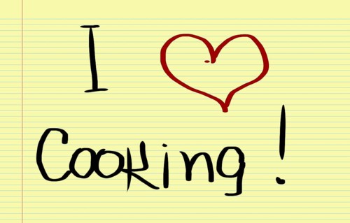 I Love Cooking Concept