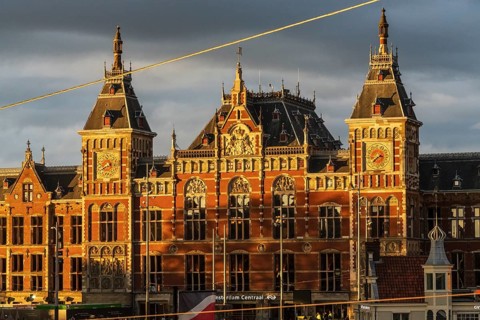 Amsterdam Central, train and bus station, Amsterdam, Netherlands