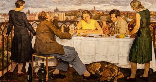 Evening over Postdam, lotte Laserstein, 1930, Berlin, Federal Republic of Germany