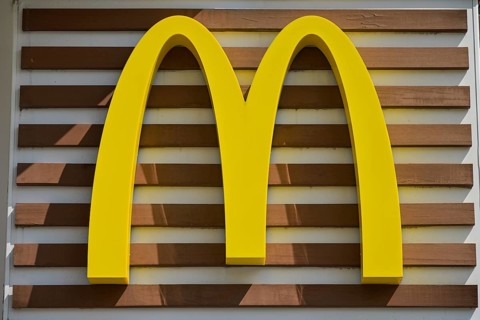 Logo MC Donalds, Frankfurt am Main, Hesse, Germany, Europe
