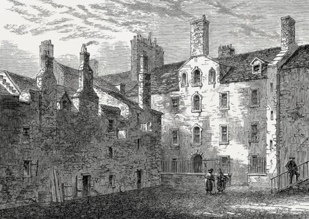 Chessel's Buildings, Chessel's Court, Canongate, Edinburgh, Scotland, 18th century