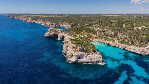 Calo des Moro, Santanyi, Majorca, Balearic Islands, Spain, Europe