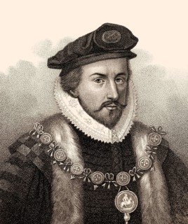 Sir Christopher Hatton, 1540-1591, an English politician, Lord Chancellor of England
