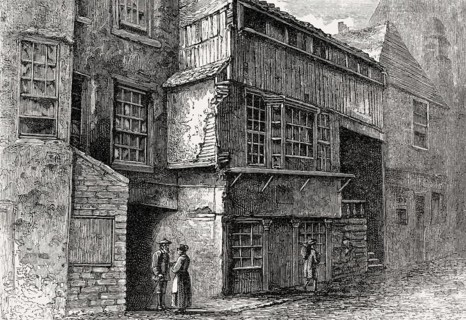 Symson the Printer's House, Cowgate, Edinburgh, Scotland, 18th century